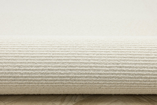 Wełniany Dywan Pętelkowy Avondale 70 Krem Prążkowany