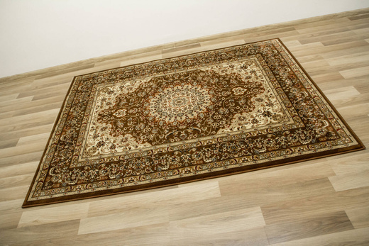 Dywan Super Rose 1874A brown/brown Ornament Brąz Beż