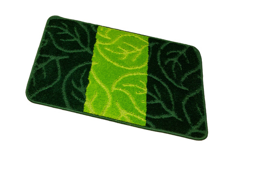 Komplet 2-częściowy Łazienkowy Milano Green Butelkowa Zieleń Listki