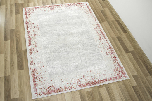 Dywan DAVINCI 2391A d.red/beige Z86-45 Czerwony Kremowy Szary