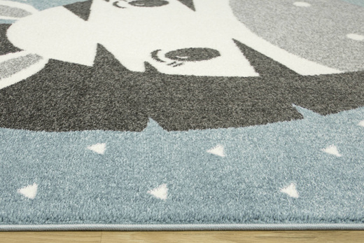 Dywan Dziecięcy Lima C885A blue/cream Zebra Turkus Krem Szary