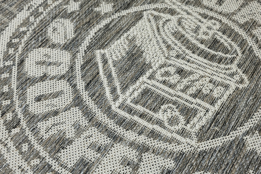 Antypoślizgowy Dywan FLEX 1907/P91 Brąz Szary Coffee