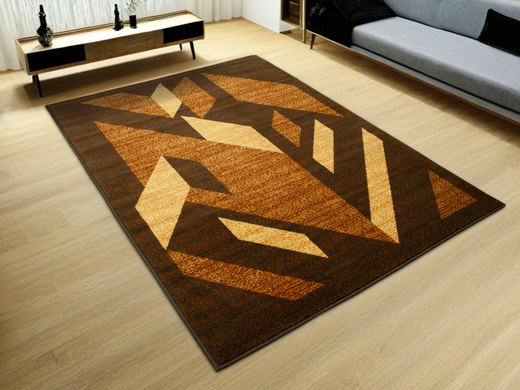 Dywan Agnella Standard Kanas Cynamon Beż Brąz Abstrakcja