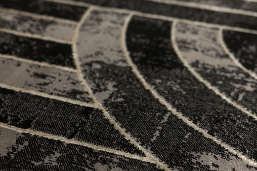 Dywan Kashmir KR158S BlackK/Gold Czarny Złoty Geometria