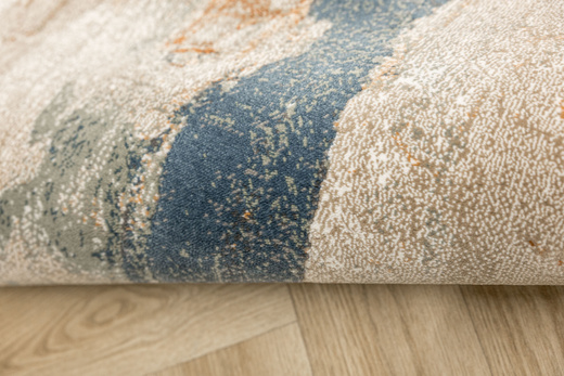 Dywan Argent 16434 O10 Orange Niebieski Pomarańczowy Tynk