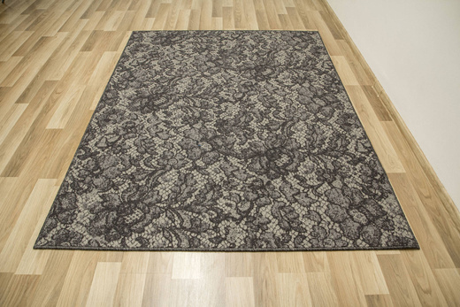 Dywan Pętelkowy Highline-Loop 14095 Szary Antracyt Ornament