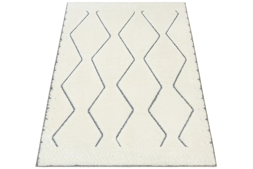 Dywan Shaggy Lula Soft IM09A L.Gr/Bon Krem Szary Zygzaki