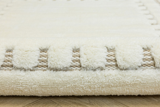 Dywan Shaggy Lula Soft IM41A Krem Beż Ramka