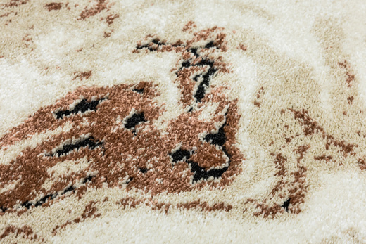 Dywan Bosa K421A cream/somon Kremowy Miedziany Marmur