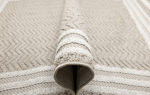 Dywan Milano 090 vizion/beige Beż Krem Ramka Frędzelki