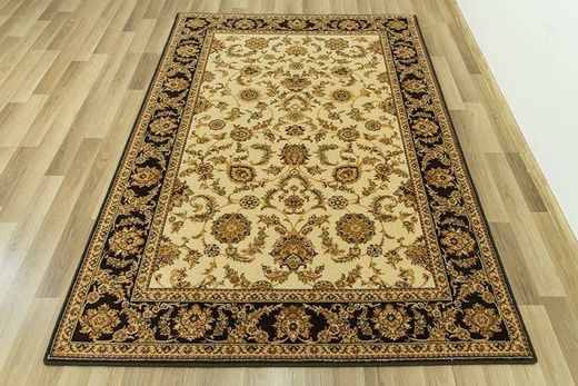 Wełniany Dywan Agnella Isfahan Anafi Krem