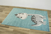 Dywan Emily Kids 5860D l.gri/turkus Dinozaur Turkus