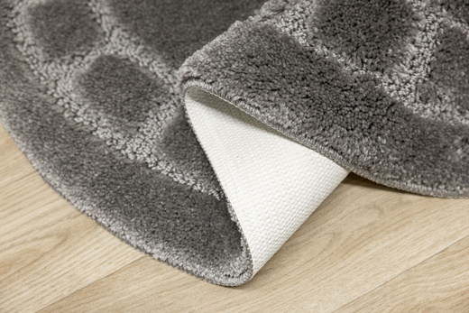 Dywanik Łazienkowy Antypoślizgowy Ocean Grey Szary Owalny