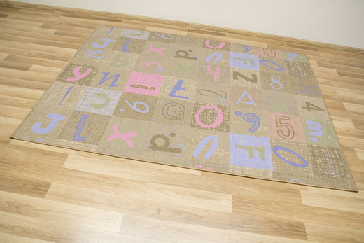 Dywan Blackboard 04 z Cfl-s1 Beż Róż