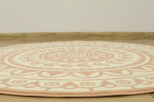 Okrągły Dywan LUNA 503786/95855 flamingo