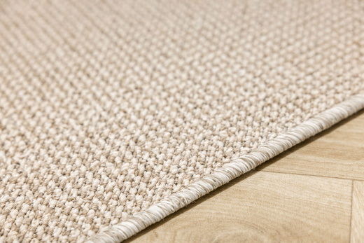 Dywan pętelkowy Hercules 1413 Beż Krem Paski Prążki na filcu