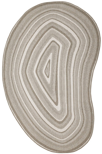 Dywan Dwustronny Sznurkowy Brussels 205825/10610 linen Jasny Beż Krem Onyks Kamień Kszrałt Outdoor