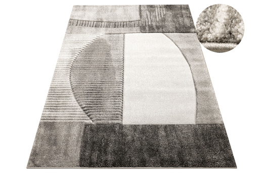 Dywan Kandy N372A m.grey/antraci Szary Grafit Fryz