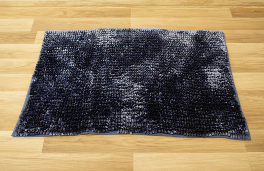Antypoślizgowy Dywanik Łazienkowy Shiny Chenille 504367 Granatowy