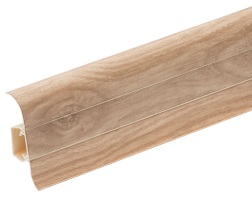 Narożnik zewnętrzny i element mocujący (rak) do listwy przypodłogowej Premium Cezar 237 Dąb Sonoma ciemny Mat