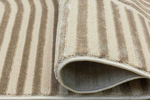 Dywan Misha J487A d.beige/beige Beżowy Geometria Linie