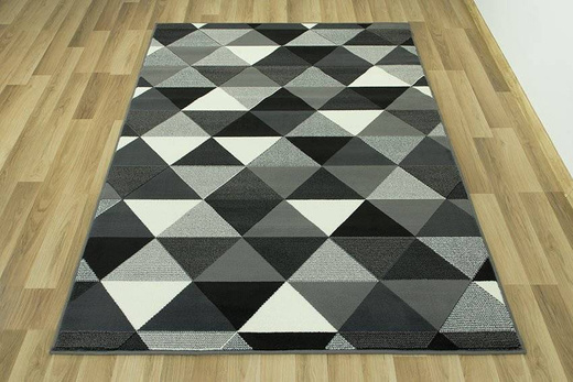 Dywan Luna 503430/56911 grey trójkąty