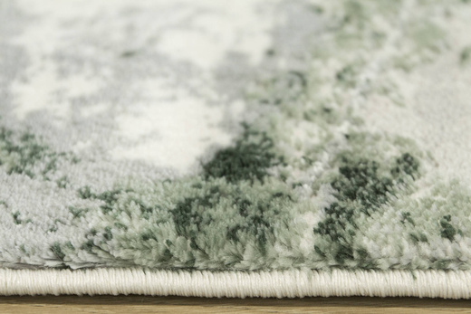 Dywan DAVINCI 2443A d.green/beige Y04/45 Butelkowa Zieleń Beż