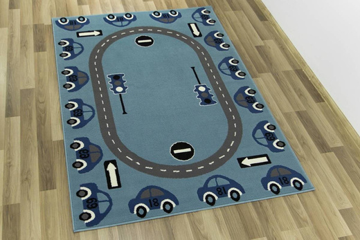 Dywan Kids 531825/94922 sky/blue Autka