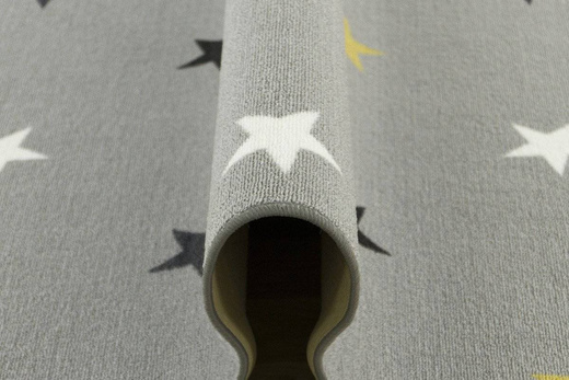 Wykładzina Stars 19 szary szerokość 4 m