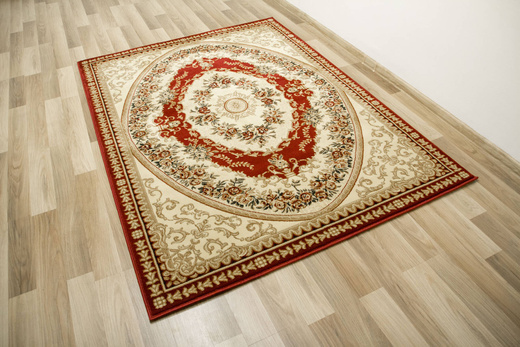 Dywan Super Rose 1898A red/cream Ornament Kwiatowy