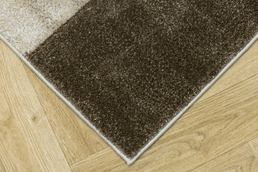 Dywan Kandy N372A l.beige/emeral Butelkowa zieleń Beż Fryz