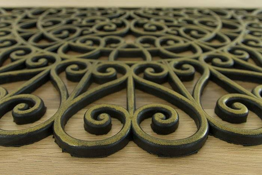 Antypoślizgowa wycieraczka Iron Mat Gold 3 półokrągła