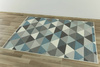 Dywan LUNA 503430/95832 blue niebieskie trójkąty