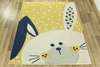 Dywan EMILY KIDS 2323A bone/yellow zajączek
