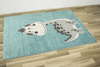 Dywan Emily Kids 5860D l.gri/turkus Dinozaur Turkus