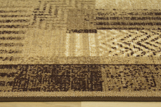 Antypoślizgowy Chodnik Essenza Brąz szerokość 100 cm