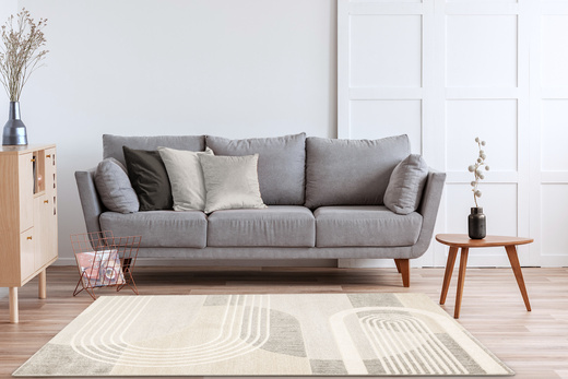 Dywan Matara N969A l.grey/m.grey Beż Krem Szary Kaszmir Geometria