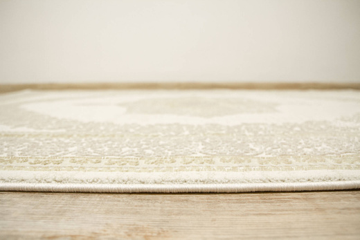 Lśniący Dywan Allora Plus F344A Cream/Cream Krem Beż Ornament