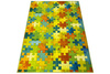 Wykładzina puzzle multicolor szerokość 4 m