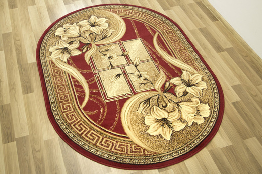 Dywan Gold 365/22 owalny bordo