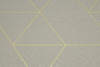 Wykładzina PCV Planet Jester 593 Jasne Szare Trójkąty Romby z Brokatem szerokość 2,5 m