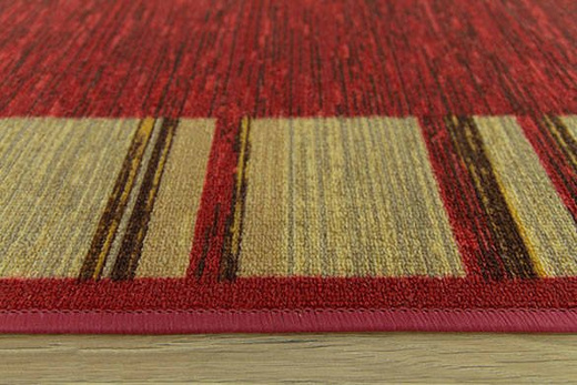 Antypoślizgowy Chodnik Adagio 31 bordo szerokość 80 cm