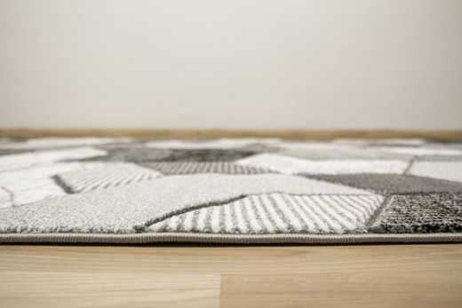 Dywan Amelia B101B grey/d.grey Szary Biały Geometria