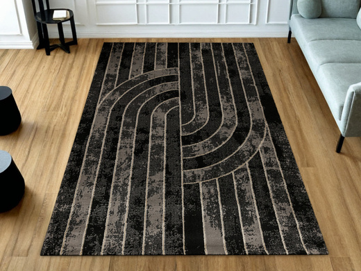 Dywan Kashmir KR158S BlackK/Gold Czarny Złoty Geometria