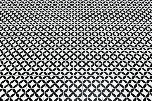 Wykładzina PCV Bubblegum Magali 096 czarna szerokość 2 m