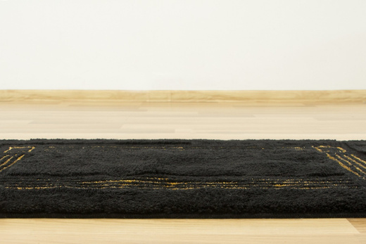 Dywanik do łazienki Jarpol Petra Lurex 51 Czarny