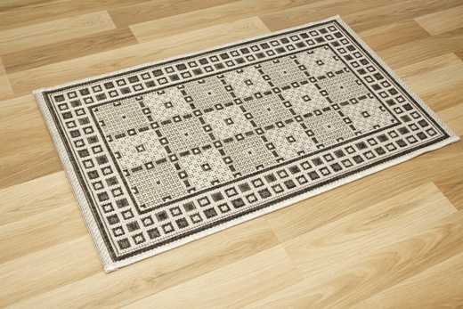 Dywan Sznurkowy 919/08 Natura PT Antracyt Srebrny Witraż