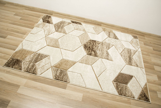 Dywan Amelia B101B cream/beige Beżowy Brązowy Geometria