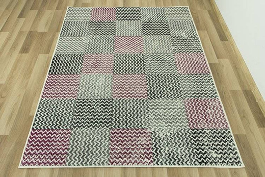 Dywan LUNA 503568/56935 patchwork fiolet