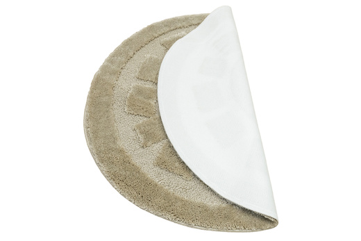 Dywanik Okrągły Łazienkowy Antypoślizgowy Ocean Light Beige Jasny Beż